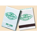 20 Strike Stock Color Matchbooks (Green Ink & White Board)